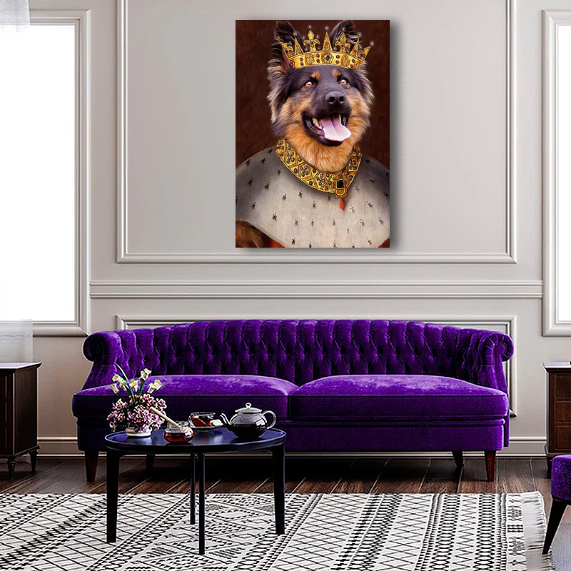 Furr King - Custom Pet Portrait